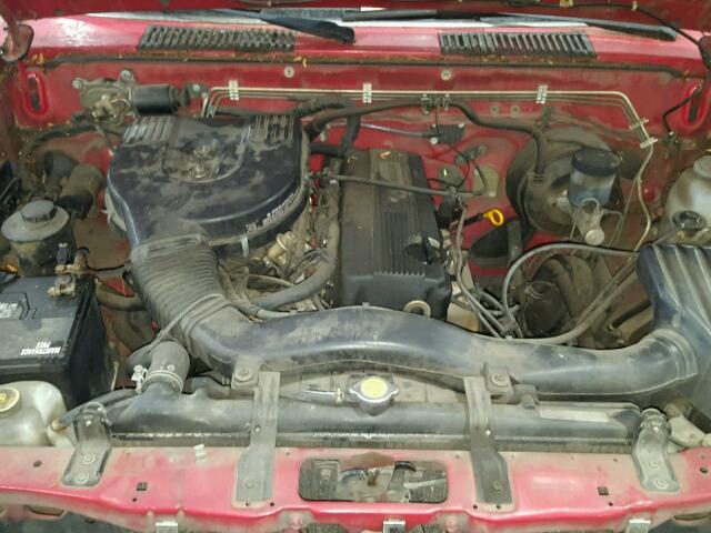 1N6SD16S0PC449776 - 1993 NISSAN TRUCK KING RED photo 7