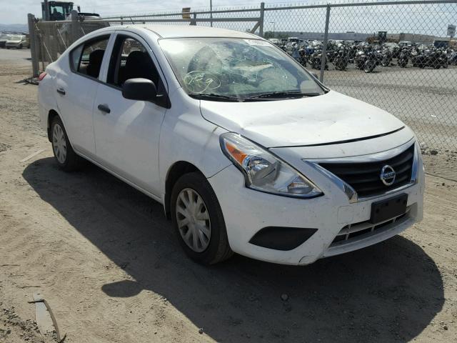 3N1CN7AP1FL948912 - 2015 NISSAN VERSA S WHITE photo 1