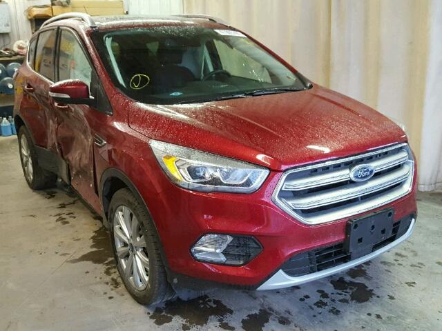 1FMCU9J91HUB15807 - 2017 FORD ESCAPE TIT MAROON photo 1