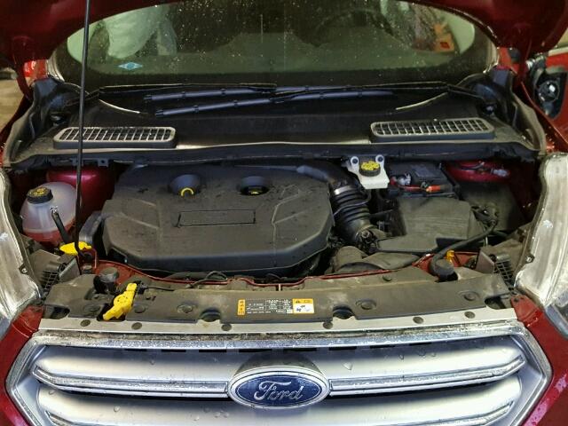 1FMCU9J91HUB15807 - 2017 FORD ESCAPE TIT MAROON photo 7