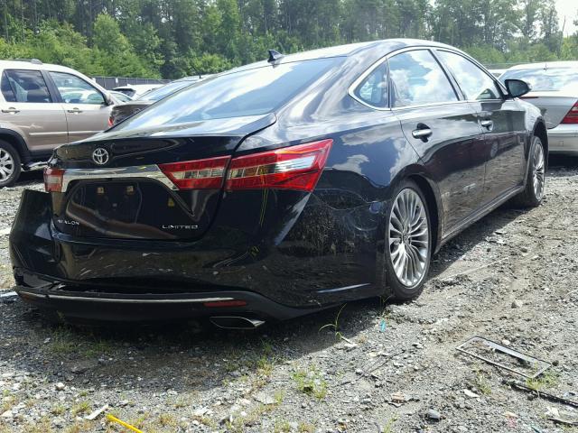 4T1BK1EB6GU231468 - 2016 TOYOTA AVALON XLE BLACK photo 4