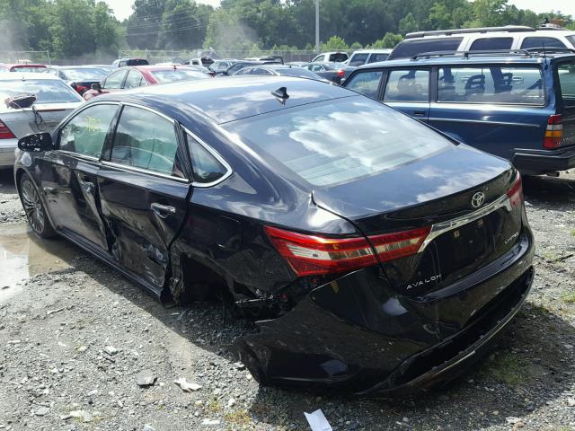 4T1BK1EB6GU231468 - 2016 TOYOTA AVALON XLE BLACK photo 9
