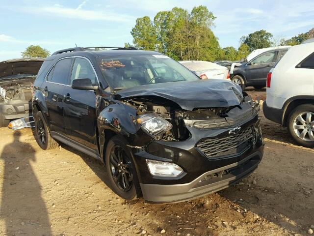 2GNALCEK6H6154634 - 2017 CHEVROLET EQUINOX LT BLACK photo 1