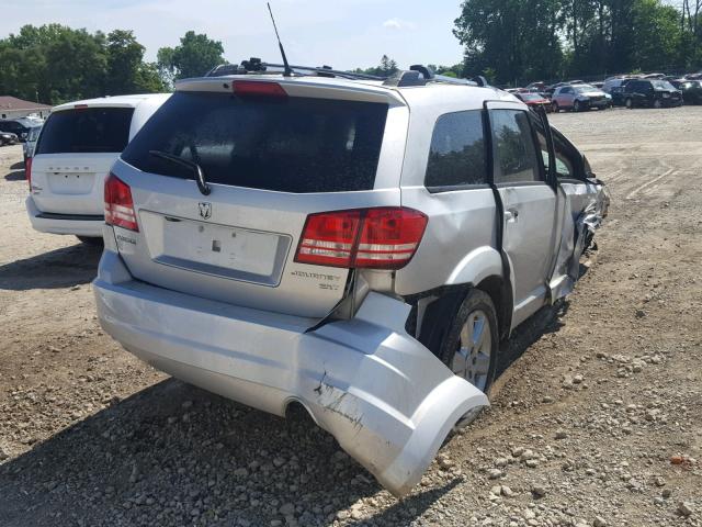 3D4PG5FV2AT247652 - 2010 DODGE JOURNEY SX SILVER photo 4