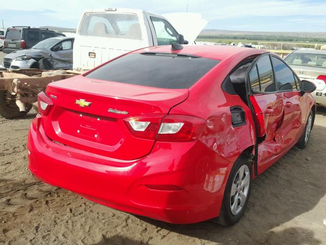 1G1BC5SM9G7235391 - 2016 CHEVROLET CRUZE LS RED photo 4