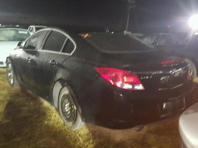 2G4GS5EV1D9122366 - 2013 BUICK REGAL PREM BLACK photo 3