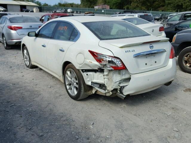 1N4AA51EX9C848333 - 2009 NISSAN MAXIMA S WHITE photo 3