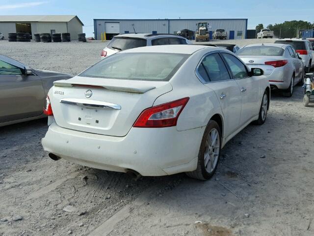 1N4AA51EX9C848333 - 2009 NISSAN MAXIMA S WHITE photo 4