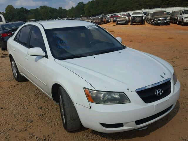 5NPET46CX7H205800 - 2007 HYUNDAI SONATA WHITE photo 1