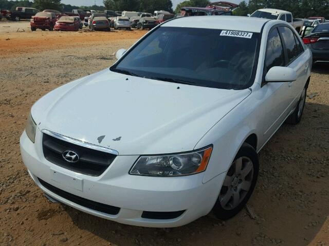 5NPET46CX7H205800 - 2007 HYUNDAI SONATA WHITE photo 2