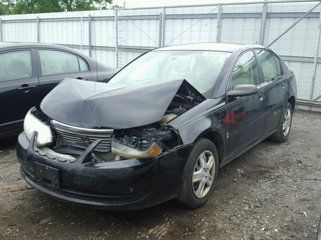 1G8AJ55F27Z109216 - 2007 SATURN ION LEVEL BLACK photo 2