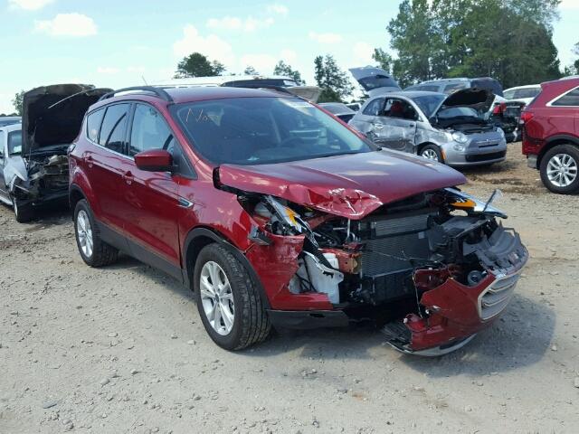 1FMCU9GD3HUC42814 - 2017 FORD ESCAPE RED photo 1