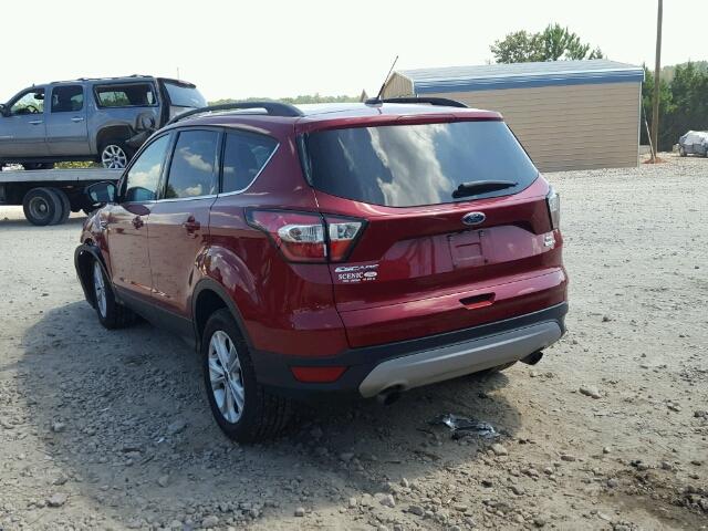 1FMCU9GD3HUC42814 - 2017 FORD ESCAPE RED photo 3