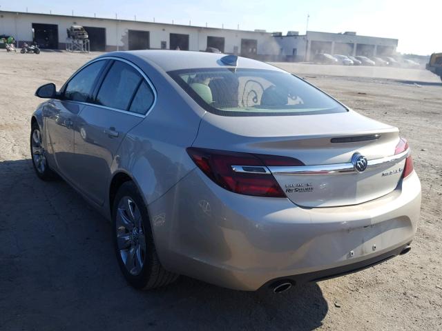 2G4GK5EX4G9189310 - 2016 BUICK REGAL GOLD photo 3