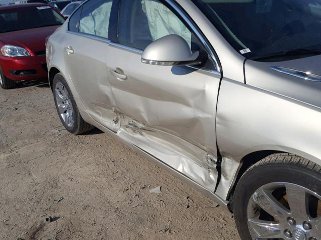 2G4GK5EX4G9189310 - 2016 BUICK REGAL GOLD photo 9