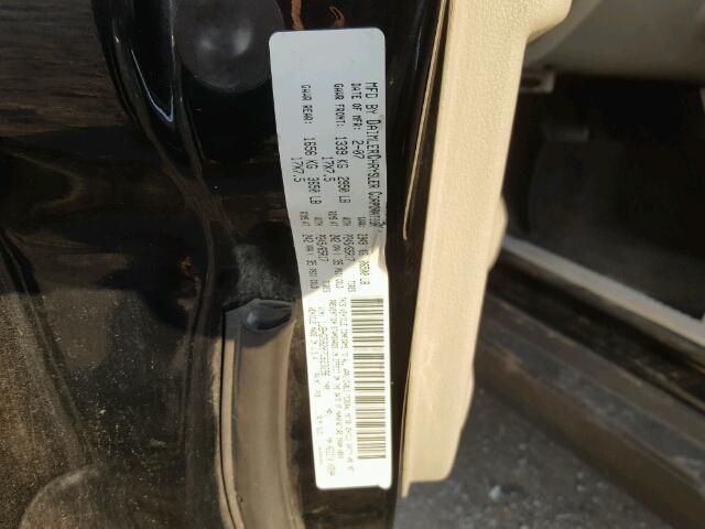 1J8HG58207C623296 - 2007 JEEP COMMANDER 黑色 照片 10