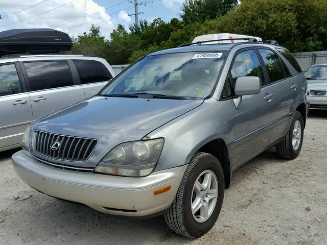 JT6GF10U9Y0078382 - 2000 LEXUS RX 300 GRAY photo 2