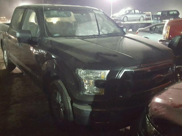 1FTEW1CP2FKE37711 - 2015 FORD F150 BLACK photo 1