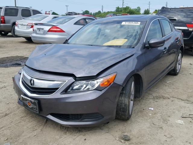 19VDE1F38FE002923 - 2015 ACURA ILX 20 GRAY photo 2