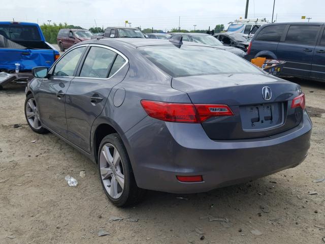 19VDE1F38FE002923 - 2015 ACURA ILX 20 GRAY photo 3