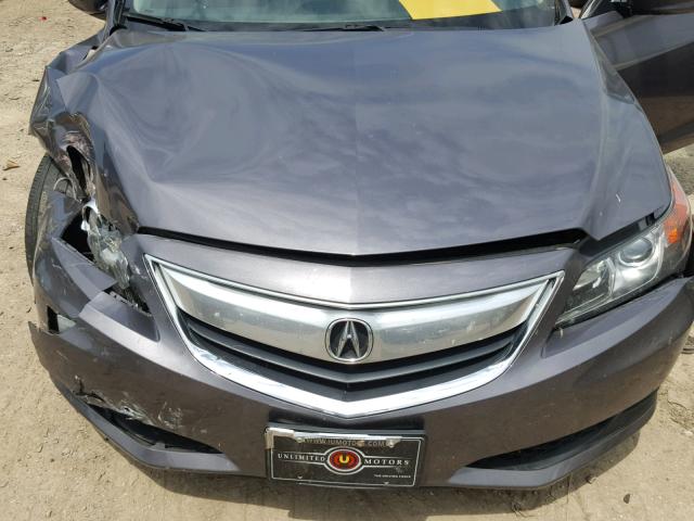 19VDE1F38FE002923 - 2015 ACURA ILX 20 GRAY photo 7