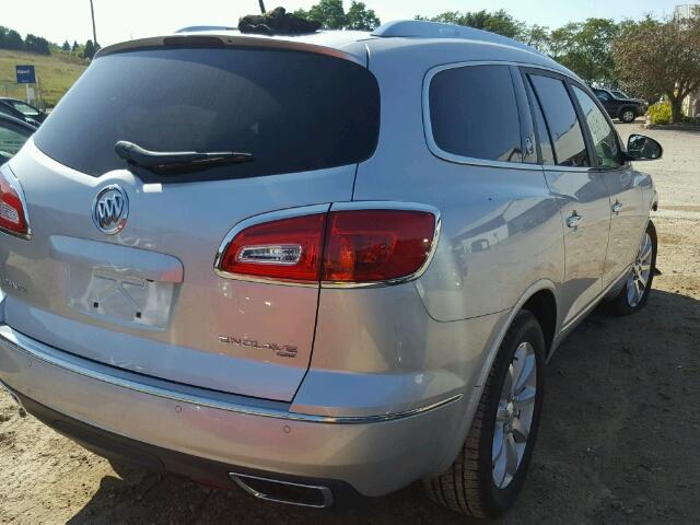 5GAKVCKD1HJ339868 - 2017 BUICK ENCLAVE SILVER photo 4