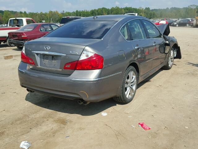 JNKCY01F19M850507 - 2009 INFINITI M35 BASE GRAY photo 4