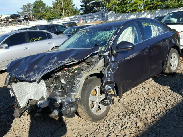 1G1PC5SB7E7478800 - 2014 CHEVROLET CRUZE LT BLUE photo 2