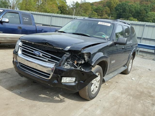 1FMEU73E88UA89567 - 2008 FORD EXPLORER X BLACK photo 2