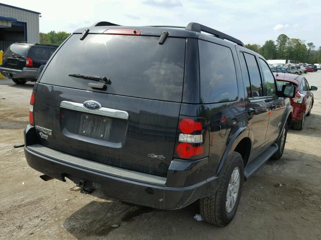 1FMEU73E88UA89567 - 2008 FORD EXPLORER X BLACK photo 4