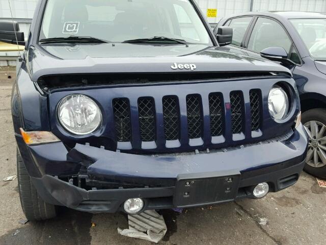 1C4NJRBB1FD214227 - 2015 JEEP PATRIOT BLUE photo 9