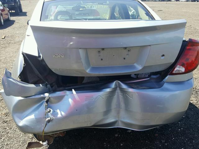 1G8AL52F53Z101524 - 2003 SATURN ION LEVEL SILVER photo 9