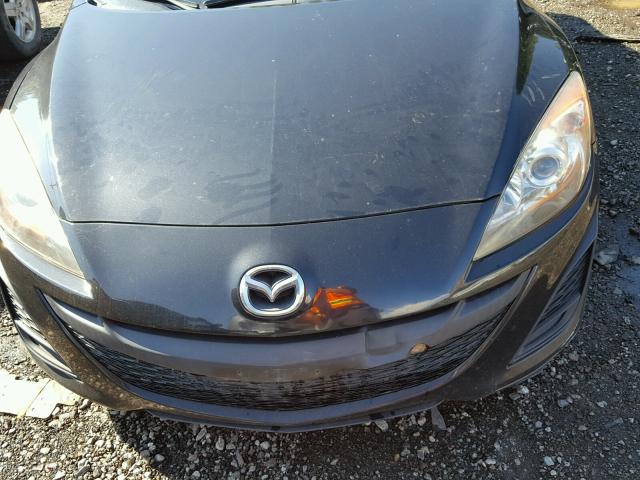 JM1BL1SGXA1240278 - 2010 MAZDA 3 I BLACK photo 7