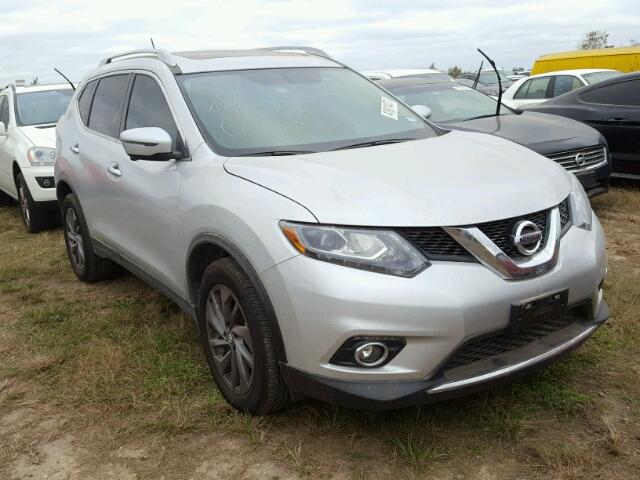 5N1AT2MT9GC759567 - 2016 NISSAN ROGUE SILVER photo 1