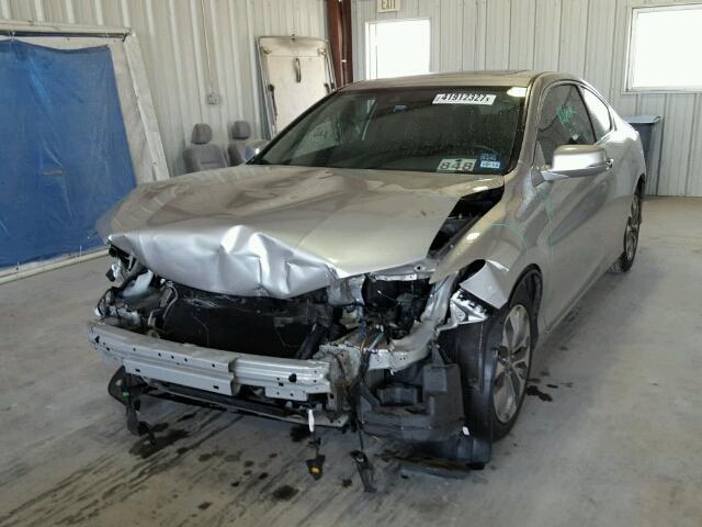 1HGCT1B81EA014960 - 2014 HONDA ACCORD EXL SILVER photo 2