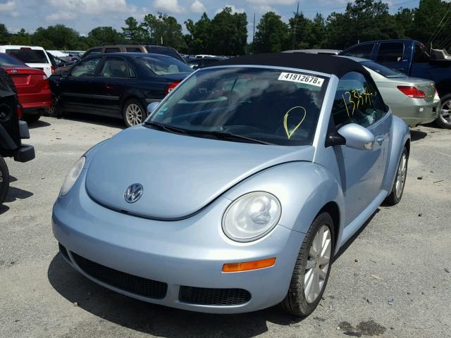 3VWRF31Y69M406139 - 2009 VOLKSWAGEN NEW BEETLE Mavi foto 2