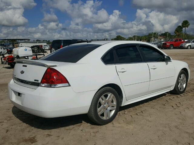 2G1WG5EK9B1310080 - 2011 CHEVROLET IMPALA LT WHITE photo 4