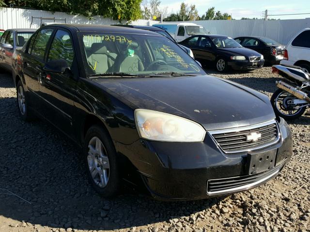 1G1ZT518X6F148221 - 2006 CHEVROLET MALIBU LT BLACK photo 1