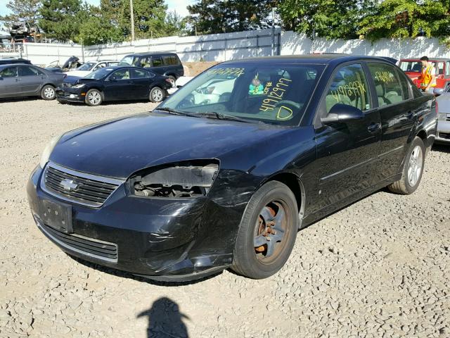 1G1ZT518X6F148221 - 2006 CHEVROLET MALIBU LT BLACK photo 2