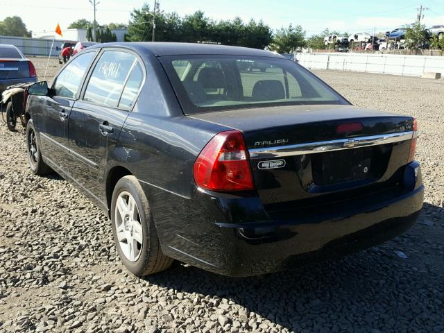 1G1ZT518X6F148221 - 2006 CHEVROLET MALIBU LT BLACK photo 3