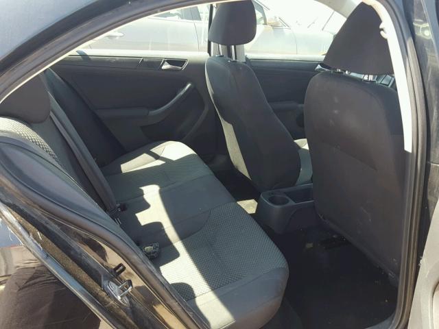 3VW2K7AJ5CM384343 - 2012 VOLKSWAGEN JETTA BASE Սև լուսանկար 6