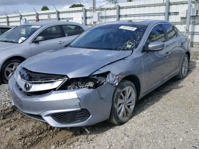 19UDE2F79GA000507 - 2016 ACURA ILX PREMIU SILVER photo 2