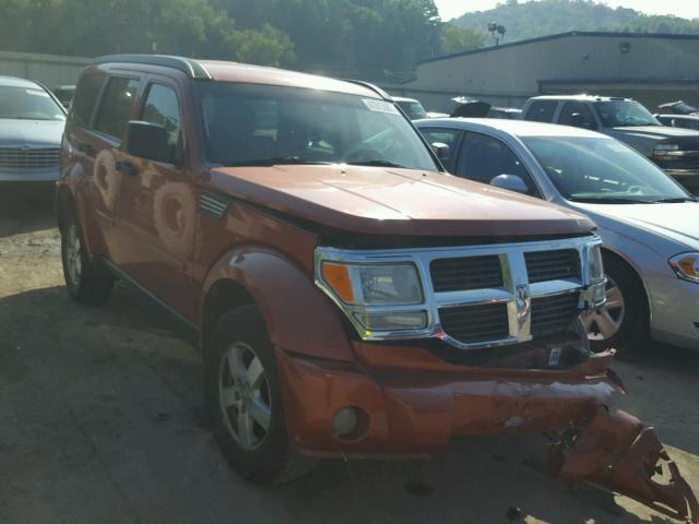 1D8GU28K59W525037 - 2009 DODGE NITRO SE ORANGE photo 1