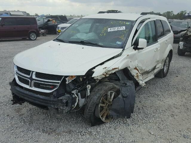 3C4PDCBG7DT581410 - 2013 DODGE JOURNEY SX WHITE photo 2