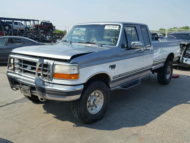 1FTHX26F0VED04221 - 1997 FORD F250 GRAY photo 2