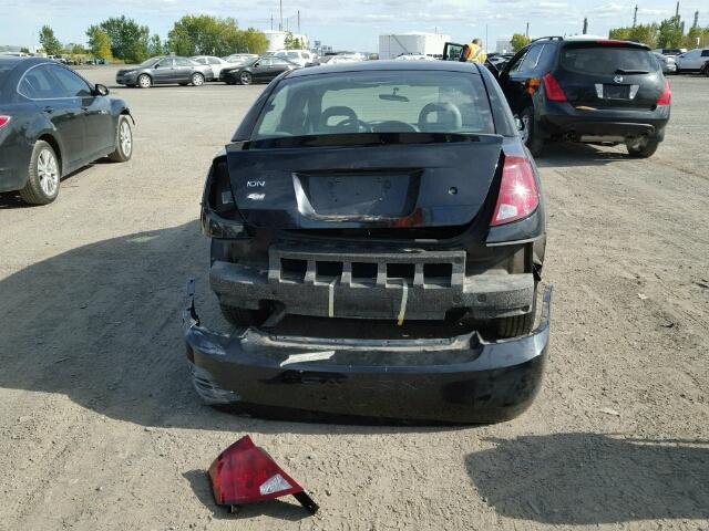 1G8AJ52F15Z150776 - 2005 SATURN ION LEVEL BLACK photo 9