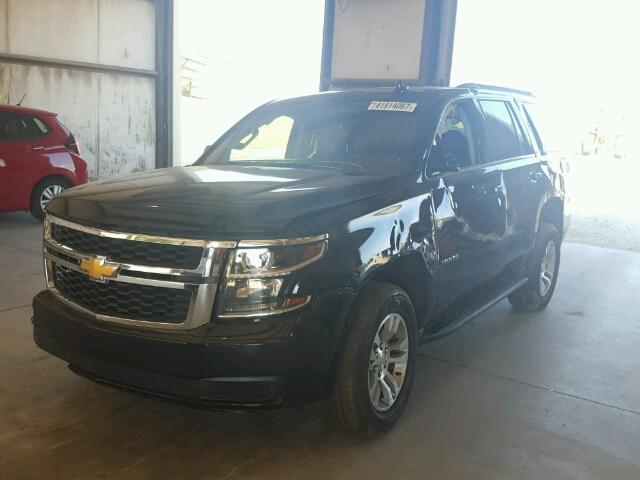 1GNSKBKC3FR688612 - 2015 CHEVROLET TAHOE BLACK photo 2