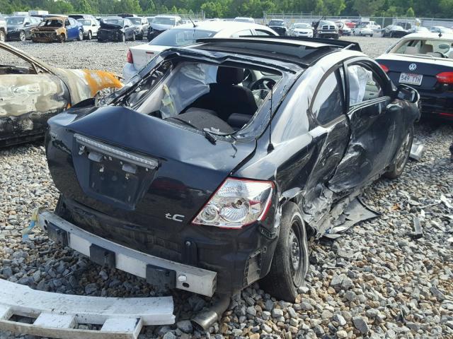 JTKDE167060103658 - 2006 TOYOTA SCION TC BLACK photo 4