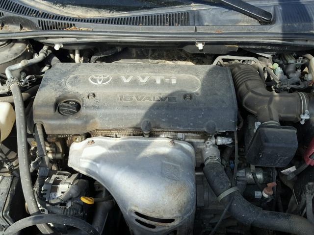 JTKDE167060103658 - 2006 TOYOTA SCION TC BLACK photo 7