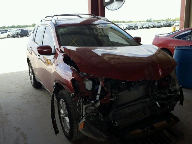 5N1AT2MTXEC777279 - 2014 NISSAN ROGUE S RED photo 1